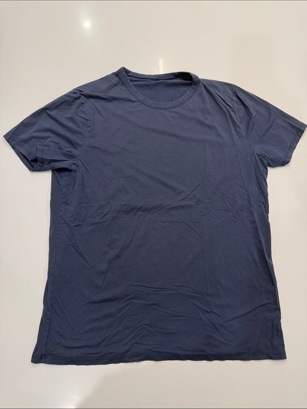 lululemon athletica Men's Deep Blue Crew Neck Tee